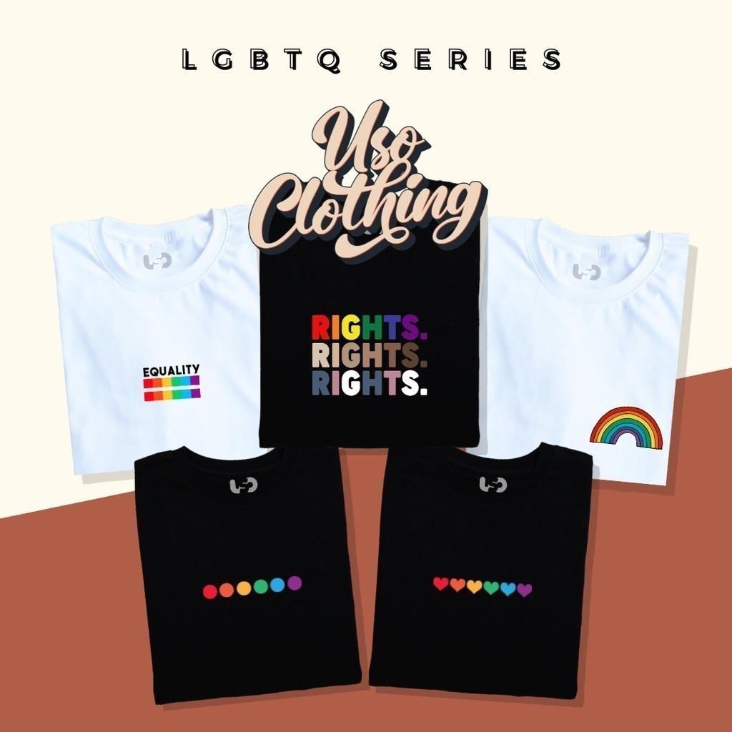 จัดส่งฟรี2024 LGBT SHIRTS   EQUALITY RIGHTS LGBTQ MINIMALIST SHIRTS FOR MEN AND WOMEN / UNISEX