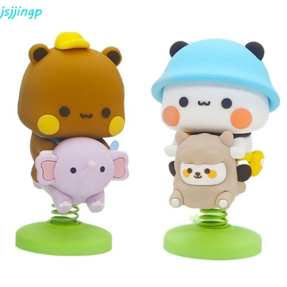 Jsjjingp Bubu Dudu Panda Bear รูป, Panda Collectible Panda Bubu Dudu รูปตุ๊กตา, น่ารักสัตว์หมีการ์ตูน Panda Bubu Bear ของเล่นคริสต์มาสของขวัญ