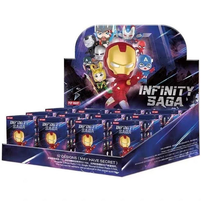 [กล่องใหญ่] POPMART MARVEL - Infinity Saga [ของแท้ 100%] ส่งสินค้าภายใน 24 ชม. คุณภาพสูง ตุ๊กตาแท้อย่างเป็นทางการ กล่องปริศนาทํามือ กล่องตาบอด ตุ๊กตา GK น่ารัก ไอเดียสร้างสรรค์ ของ