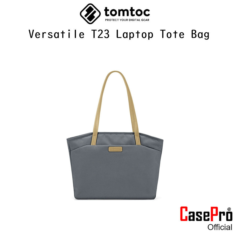 Tomtoc Versatile T23 Laptop Tote Bag กระเป๋าสะพายไหล่พร้อมซองกระเป๋าเกรดพรีเมี่ยม สำหรับ Laptop / Ma