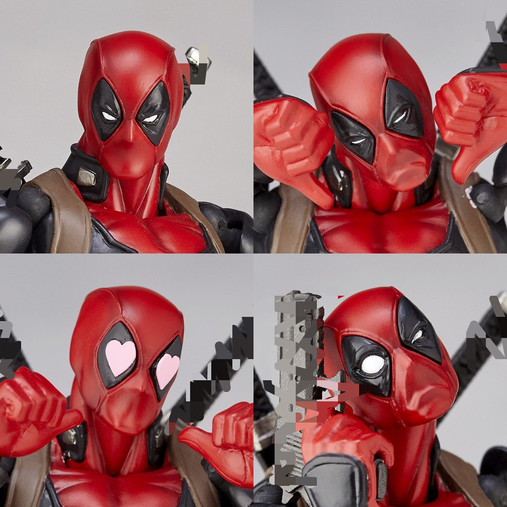 Marvel X MAN Deadpool 3 Action Figure Amazing Yamaguchi Revoltech Wolverine ของเล่นของขวัญตกแต่งรุ่น