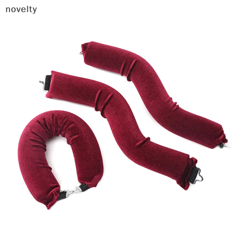Nly Heatless Curling Rod Lazy Hair Curlers ไม่มีความร้อนผม Rollers Curls Sleeping Soft Flexi Rods พร้อมตะขอเครื่องมือจัดแต่งทรงผม N