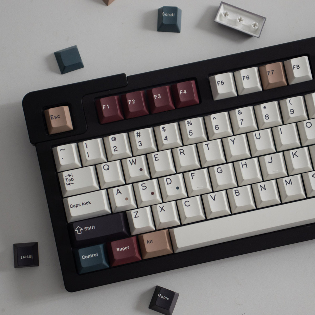 Mixed Light Keycaps PBT cherry Profile Dark/ bright Light DIY custom Keycaps ชุดสําหรับ MX Switches คีย์บอร์ดเครื่องกล