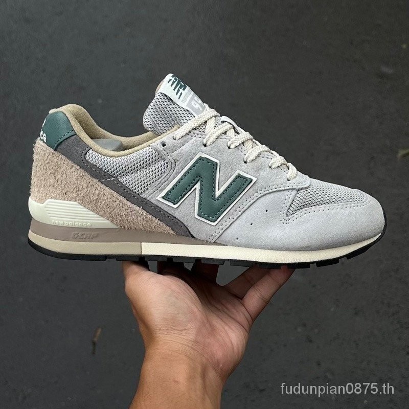 NEW BALANCE 996 ur2สีเทาสีเขียว100%