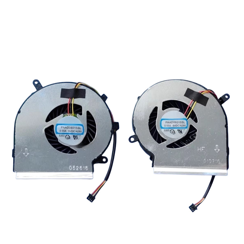 พัดลมระบายความร้อน CPU ใหม่สําหรับ MSI gl62 ge62 pe60 pe70 gl72 ge72 gp62 2QE 6QG MS-1794 paad06015s