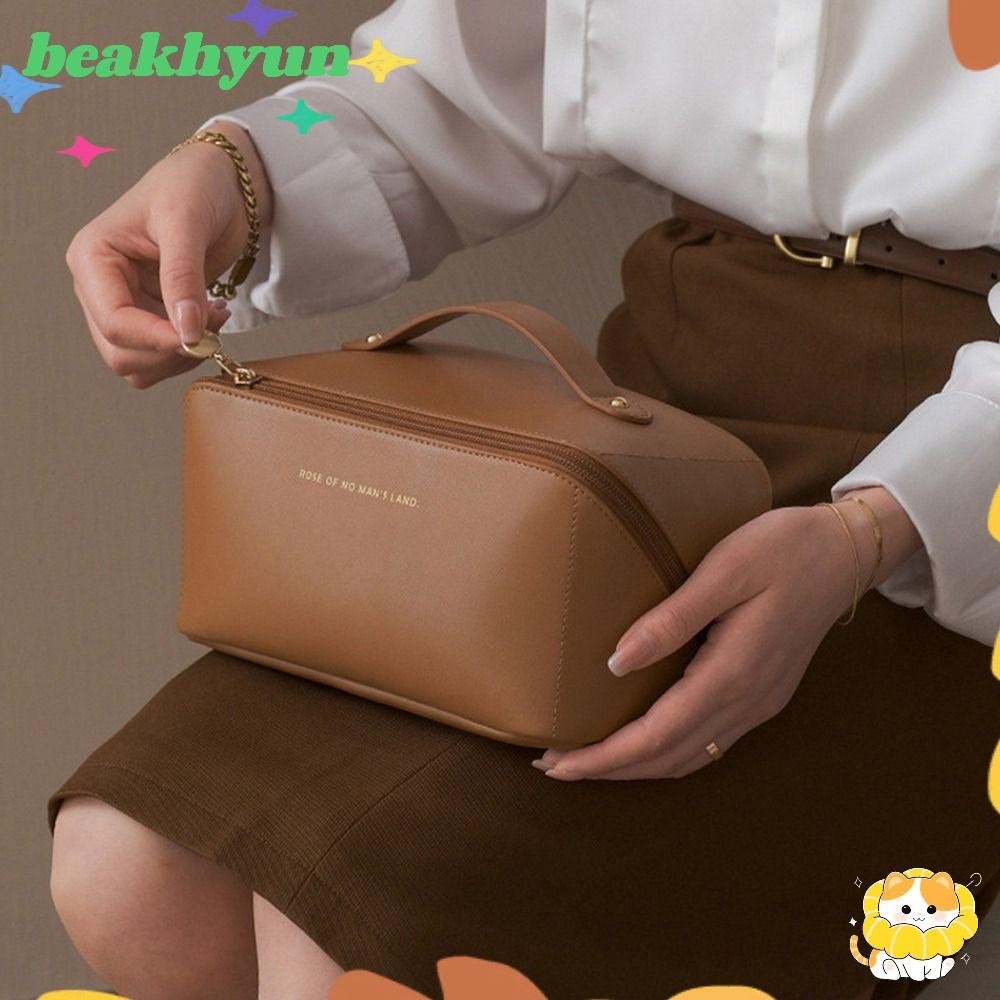 Beakhyun กระเป๋าแต่งหน้า เครื่องใช้ในห้องน้ํา ออแกไนเซอร์ มัลติฟังก์ชั่น Travel Organizer