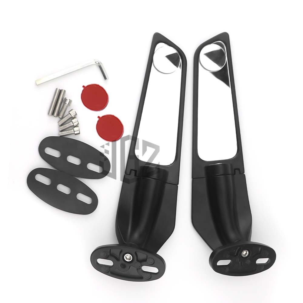 สําหรับ SUZUKI GSX-R150 GSX250R Winglet กระจกมองข้าง Cermin Sisi Stealth Wing กระจกมองหลัง - รูปที่ 5