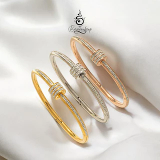 ✨ผ่านพิธี✨กำไลมูรุ่น richer เสริมการเงิน โชคลาภ ร่ำรวย กำไลประดับเพชรcz