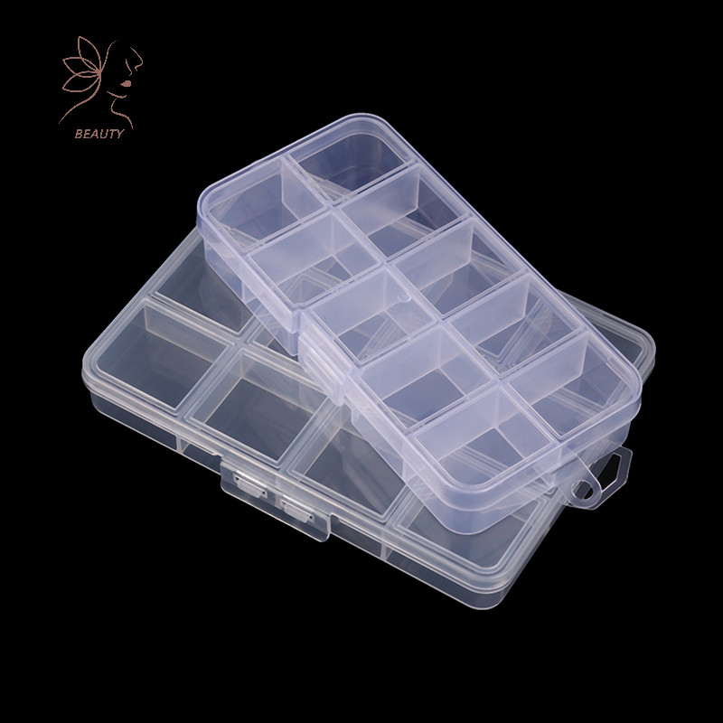 [maybeauty] Paing Kits กล่องเก็บของพลาสติกเล็บ Rhinestone เครื่องมือลูกปัดกล่องเก็บกรณีผู้ถือ Organizer {TH}