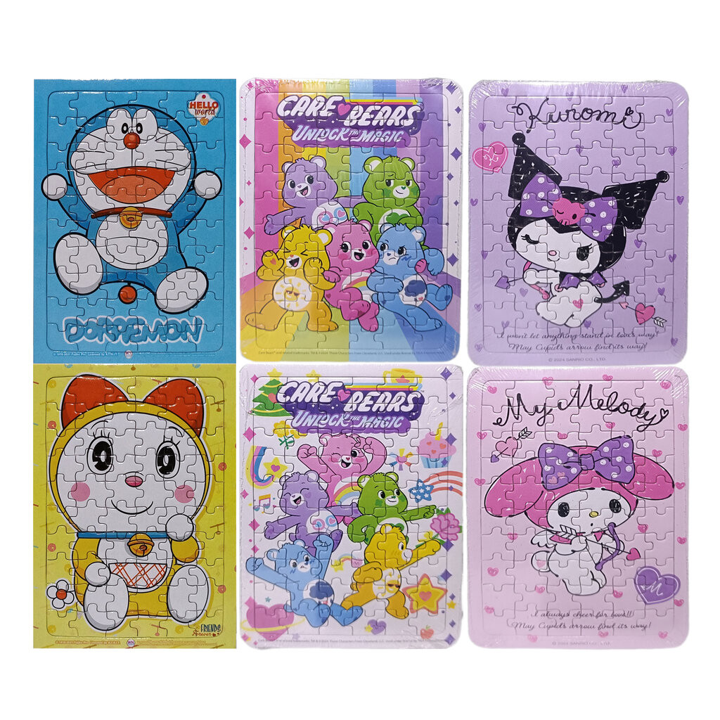 Jigsaw Puzzle ขนาด M Cartoon ตัวต่อจิ๊กซอว์การ์ตูนพร้อมถาดรอง ของเล่นเสริมการเรียนรู้ Wanna MagicLand6