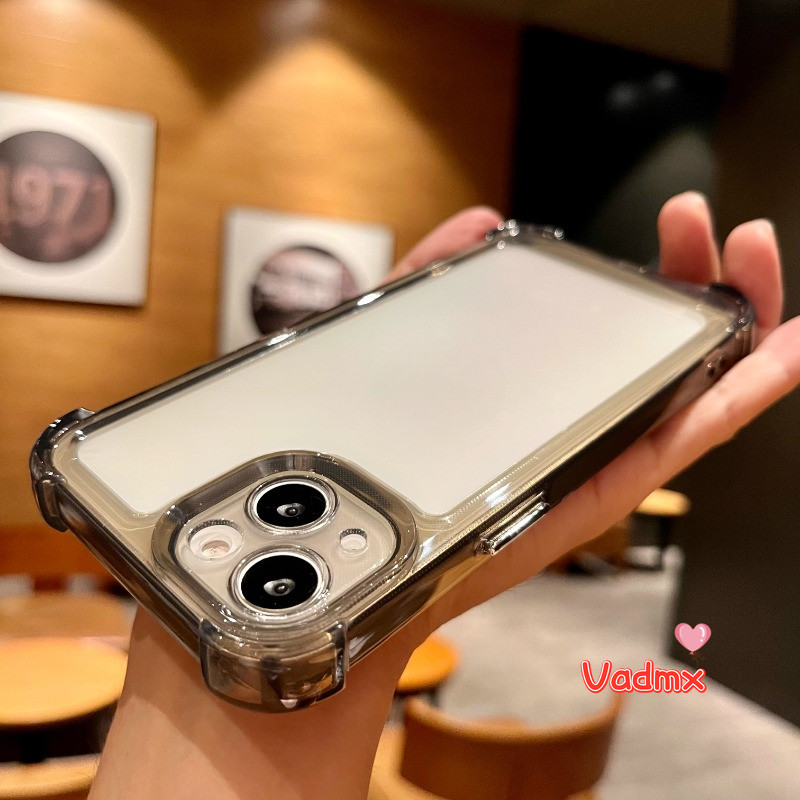 ใหม่สี่มุมถุงลมนิรภัยสําหรับvivo V40 V30 V29 V27 V25 V23 Pro V21 4G 5G V21S X100 Ultra X100S X90 Pro Plus X80 X70 Pro X60 X50 นุ่มกันกระแทกโปร่งใสเคสโทรศัพท์