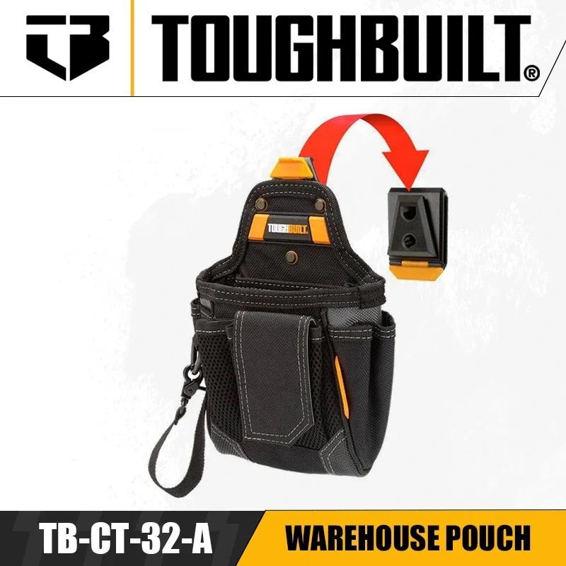 Toughbuilt TB-CT-32-A กระเป๋าโกดังเอวแขวนกระเป๋าเครื่องมือมัลติฟังก์ชั่น Quick Hang กระเป๋าเครื่องมือ