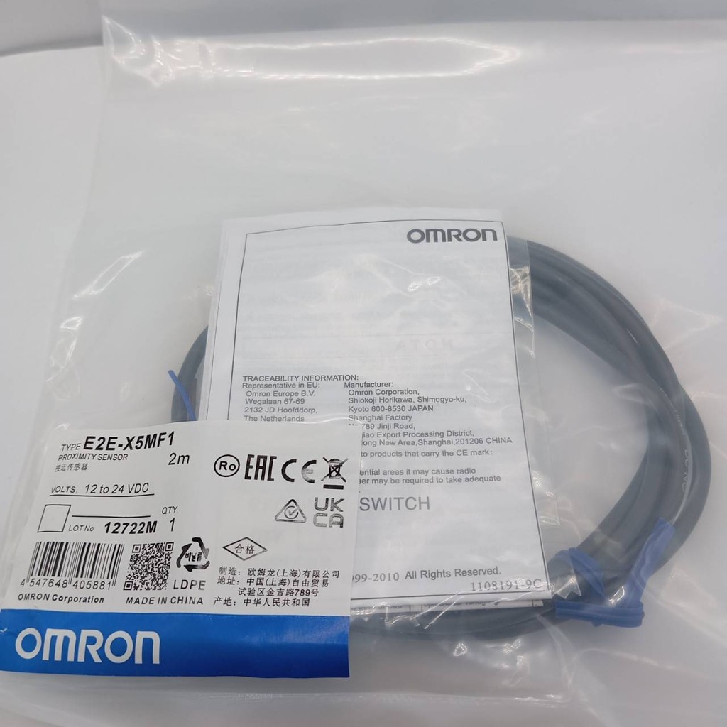 E2E-X5MF1 หัว 12mm ระยะจับ 5mm Sensor เซ็นเซอร์ สินค้าพร้อมส่งในไทยของใหม่มือหนึ่ง ส่งทุกวัน