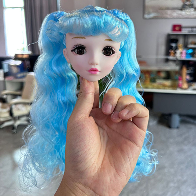 1 ชิ้น 60 ซม.หัวตุ๊กตา 1/3 Bjd อุปกรณ์เสริม Blinking Eye สาวแต่งตัวของเล่น