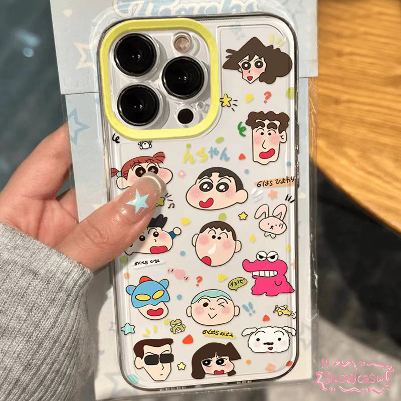 น่ารัก เคส ชินจัง นุ่มOppo A57 A76 A7 A16 A38 A54 A15 A58 A54 A74 A16K A9 A31 A17 A53 A3s A1K A54s R