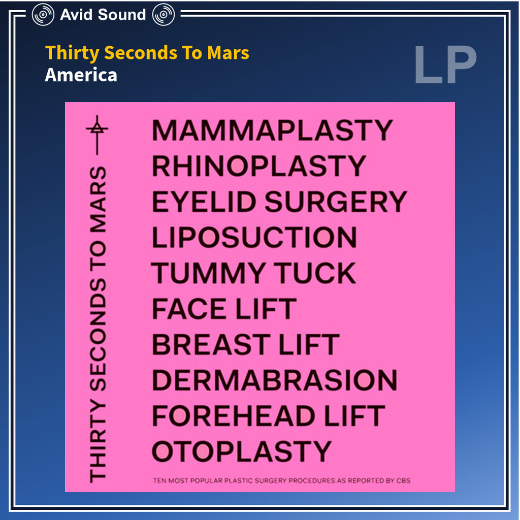 แผ่นเสียง Thirty Seconds To Mars America ใหม่ ซีล Thirty Seconds To Mars Vinyl LP