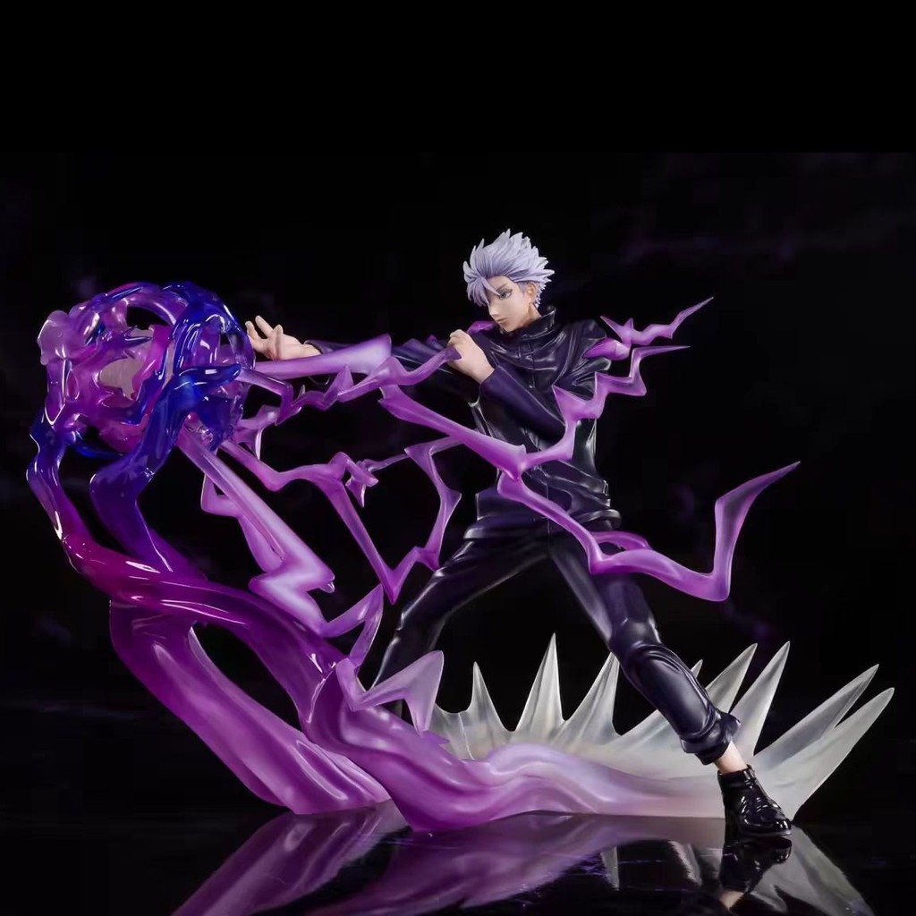 สต็อก! Jujutsu Kaisen Satoru Gojo อะนิเมะรูป PVC ญี่ปุ่น Action Figure ของขวัญของเล่นเด็กสํานักงานตกแต่งบ้านเครื่องประดับคอลเลกชัน