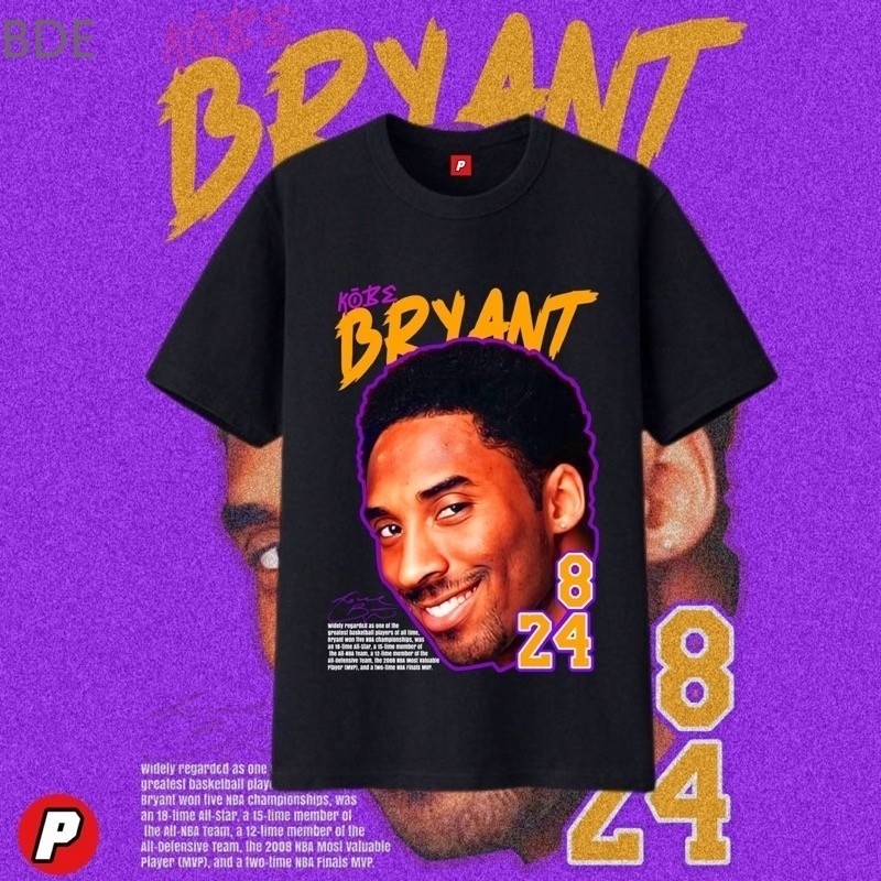 [พร้อมส่ง] )♠✹▥Kobe Bryant T-Shirttee  The Project Ph V2 Line Oversized Fashion T-Shirt Cod#2