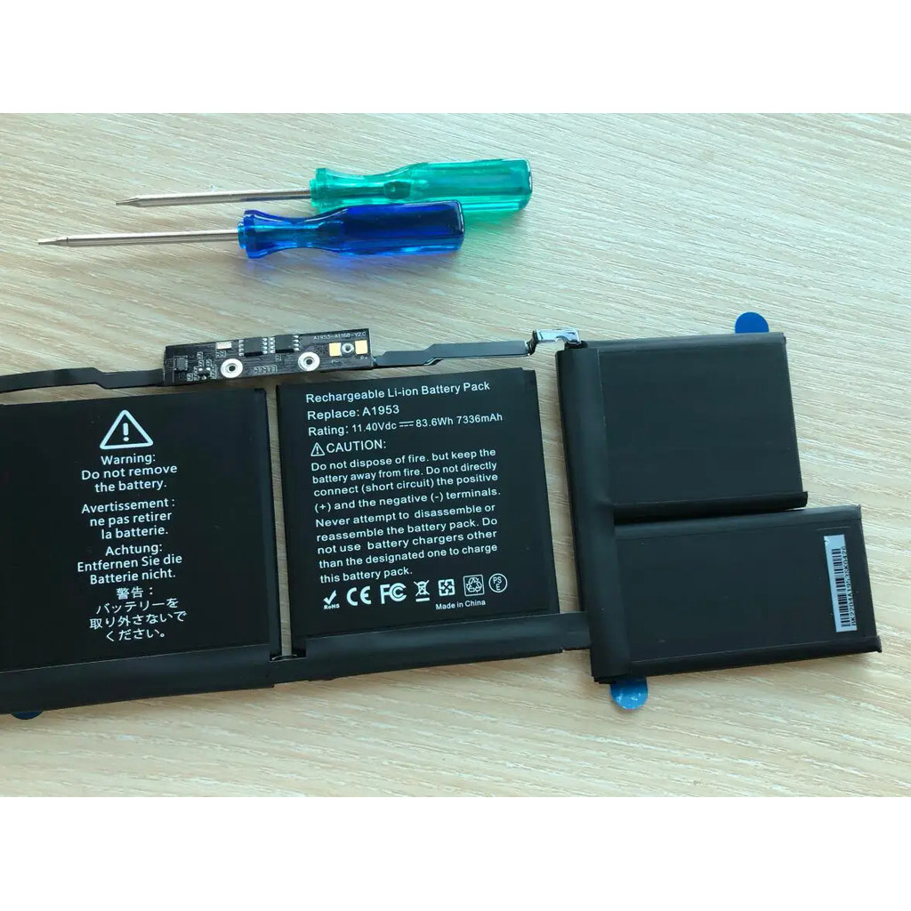 A1953 Battery For Apple macBook Pro Retina A1990 (15-inch, 2018) laptop 15 inch touchbar 2018 2019