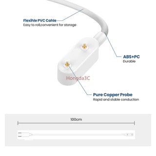 USB-C สายชาร์จสําหรับนาฬิกา Huawei Fit 3 Fit3 Fit2/Fit SE Mini ชาร์จประเภท C สายสําหรับ Huawei Band 11 Pro 10 9 8 7 6 Honor Choice Band9 11Pro band8 band7 อุปกรณ์เสริม