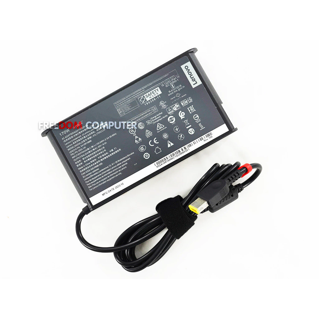อะแดปเตอร์ ของแท้ LENOVO 20V 8.5A หัว USB 170W (ทรงใหม่ SLIM) ADAPTER NOTEBOOK