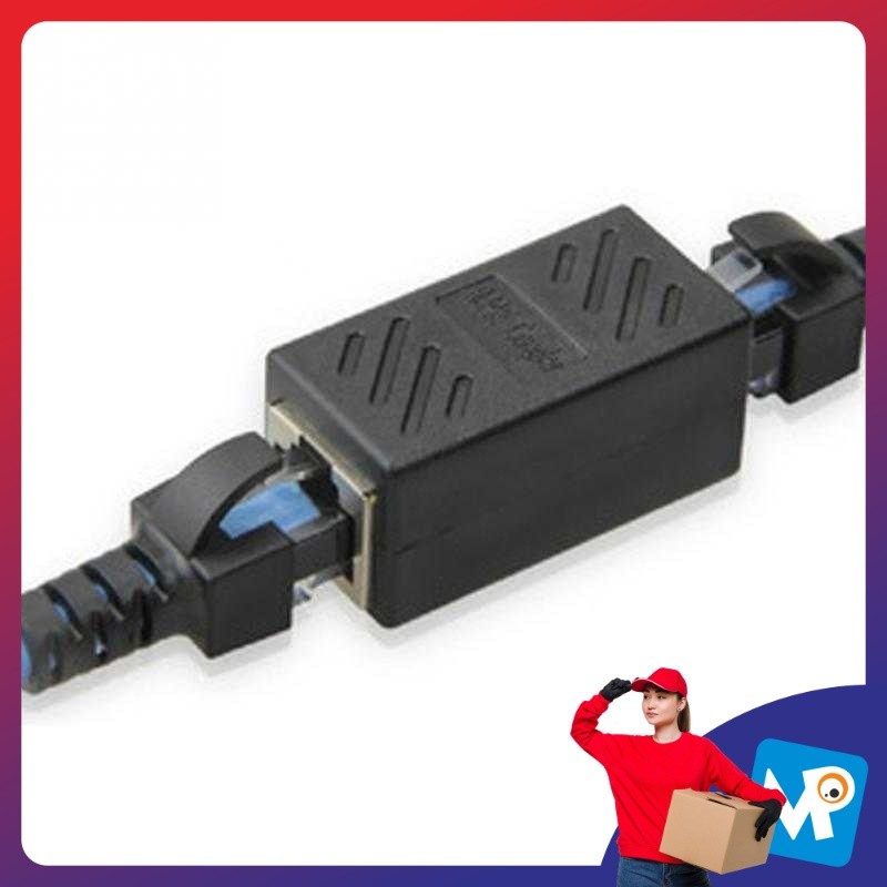 RJ45 Female to Female Cat 15A16A LAN Extension Adapter Connector