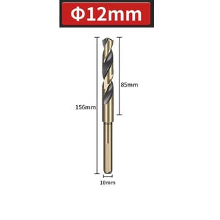 BLOOMZO Twist Drill, Round Shank Spiral Cobalt เจาะ Bit, 12 มม.-20 มม.คุณภาพสูง HSS เจาะโลหะ Bits