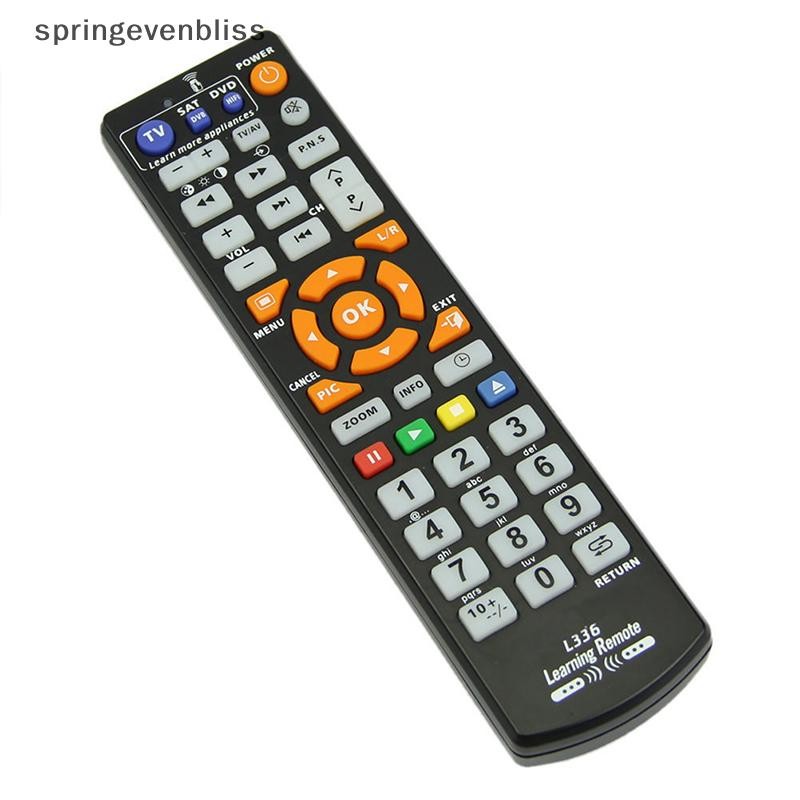 Springevenbliss L336 รีโมทคอนโทรลอัจฉริยะสากลพร้อมฟังก์ชั่นเรียนรู้สําหรับกล่องทีวี CBL DVD SAT Springevenbliss - รูปที่ 3
