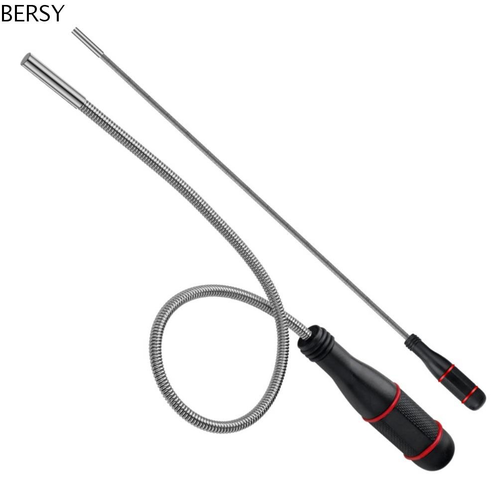 Besy Magnetic Pickup เครื่องมือ, เหล็กคาร์บอนทนทาน Bend-It แม่เหล็กยืดหยุ่น Pick-Up, 51.5 ซม.ขยาย Catcher ซ่อมรถยนต์ Bendable Retriever Stick Home Sink Drains