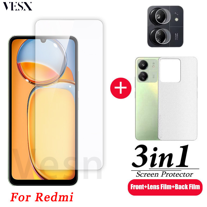 ฟิล์มกระจก ใส Redmi 13C 12 12C 11A 10 10C 10A 9 9T 9A 9C 8 8A A3 A3x A2 A2+ A1 A1+ Plus 4G 5G 2024