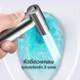 GlobalHouse Verno หัวสายฉีดชำระสเตนเลส304 รุ่น 6BLX001 สีโครม สินค้าของแท้คุณภาพดี