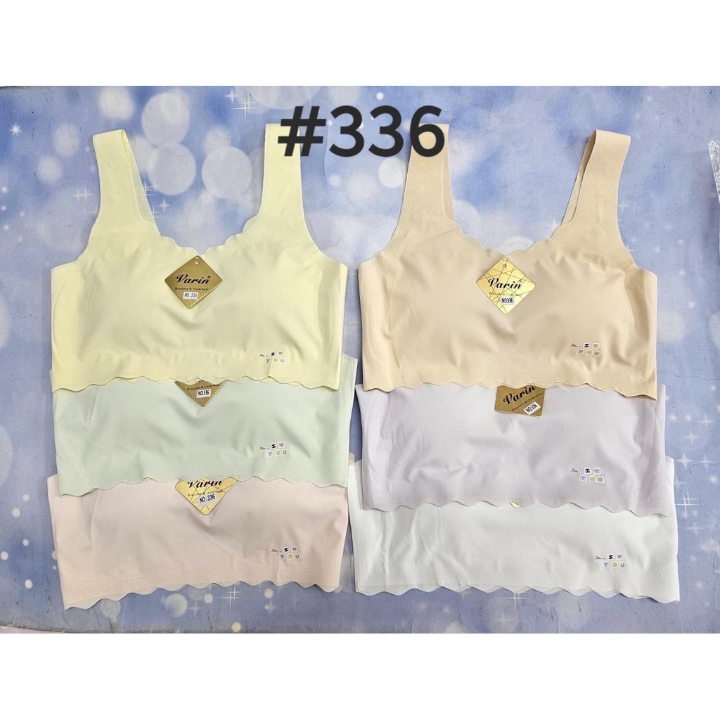 เสื้อชั้นในวัยรุ่น เฟิร์สบราวัยรุ่นVarin #336 เสื้อชั้นในเด็กนักเรียนมีฟองน้ำ แผ่นเดียว ฟรีไซส์ 23-3