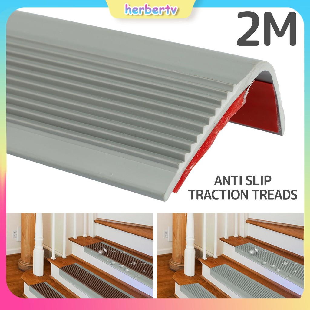 บันไดขอบprotector L-Shape Step Edge Trimแถบลื่นบันไดจมูกEdging Self-Adhesive PVCบันไดขอบTrimกันน้ําShopSBC5252