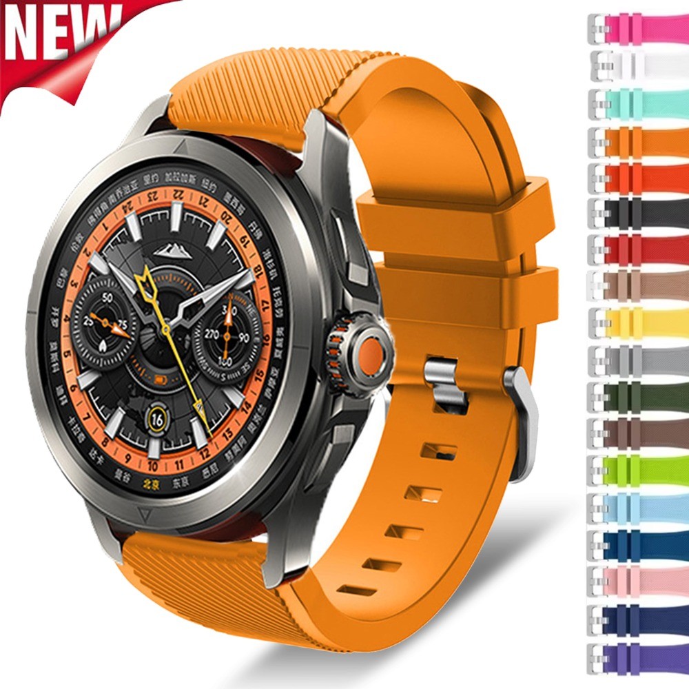 ซิลิโคนอ่อนสําหรับ Xiaomi นาฬิกา S4/S3/S2/S1 Active/S1 Pro/Mi นาฬิกา Color2 สายนาฬิกาสําหรับ Xiaomi นาฬิกา 2 Pro 20/22 มม.สายกีฬา