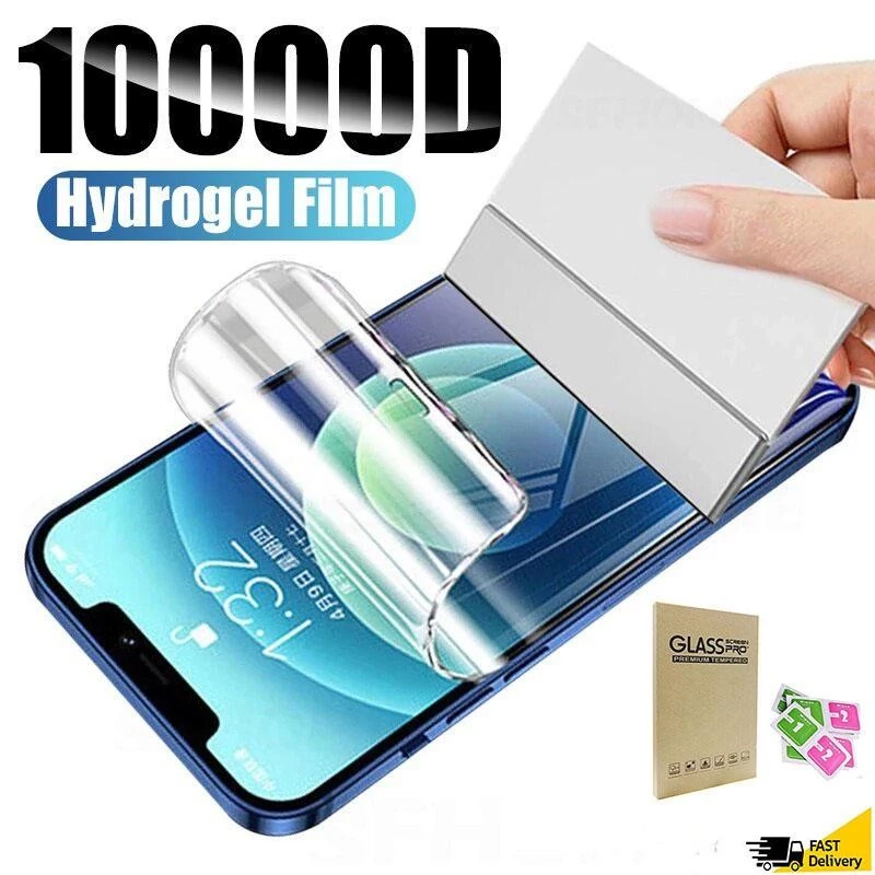 【3 Psc】ฟิล์มไฮโดรเจลแบบเต็มหน้าจอ For Samsung A55 A54 A34 A12 A07 A17 A15 5G A05S A22 S24 Ultra A23 A13 A14 A32 A35 A50