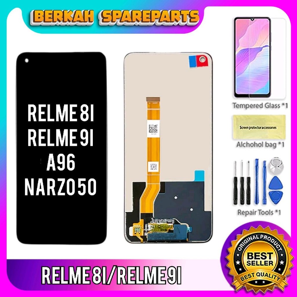 LCD COMPATIBLE REALME 8I / REALME 9I / OPPO A96 / NARZO 50 4G FULSET