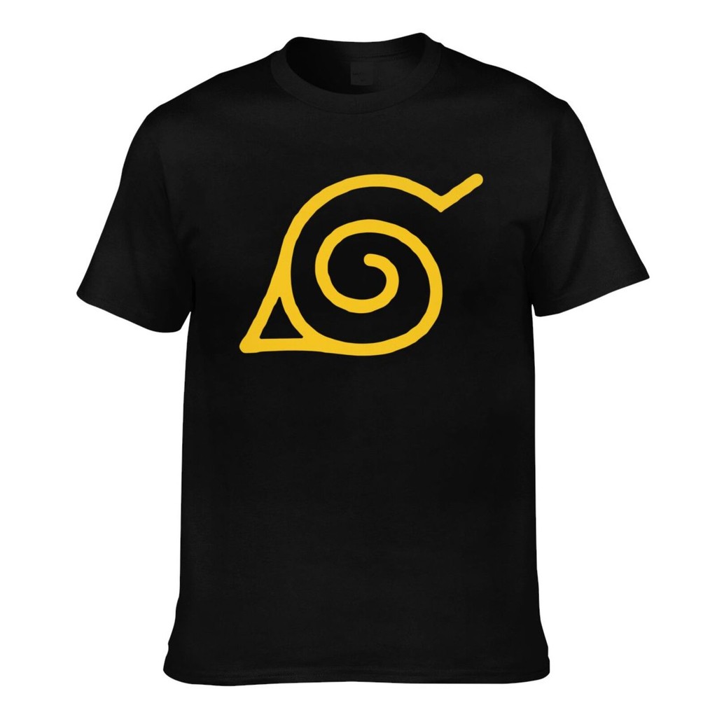 ญี่ปุ่นอะนิเมะ Naruto Uzumaki Naruto โลโก้ผู้ชายเสื้อยืดที่กําหนดเอง
