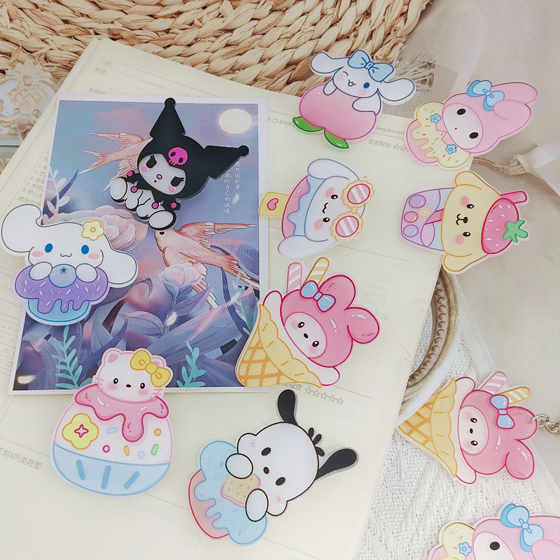SANRIO คลิป ซานริโอ คลิปปิดผนึกคลิป หน้า มูลค่าสูงคลิปยืนคลิปการ์ดสาวนักเรียนมัลติฟังก์ชั่คลิป
