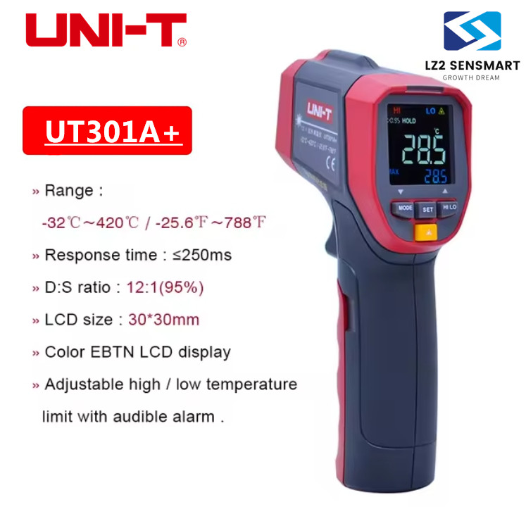 แท้ ส่งจากไทย UNI-T UT301A+ เครื่องวัดอุณหภูมิ เลเซอร์ อินฟราเรด มีหลายตัวเลือก  ของแท้ ส่งด่วน ส่งไ