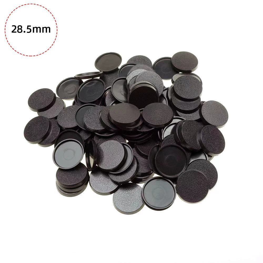 100 ชิ้น CITADEL 28.5 มม.พลาสติก ROUND BASE PACK สําหรับรุ่น
