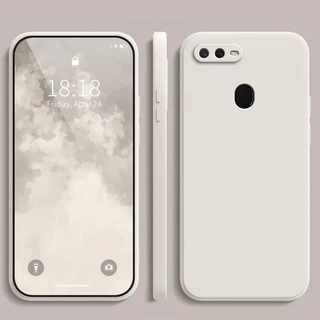 เคส OPPO A5S A7 A12 สีทึบ OPPO A7 / A12 / A5S เคสซิลิโคนป้องกันการตกสีธรรมดาเรียบง่าย YT