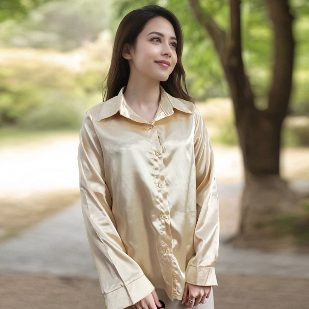 เสื้อเชิ้ตผู้หญิง ดีไซน์เก๋ สำหรับซัมเมอร์ ราคา ถูกที่สุด ดีลบีเคเค แกลเลอรีภาพที่ 7