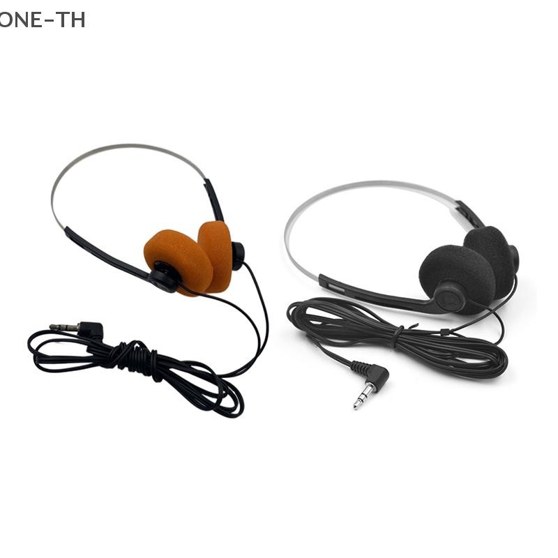 One-th Underwire หูฟังเพลง MP3 Retro Feelings แบบพกพาแบบมีสายหูฟังขนาดเล็กกีฬาแฟชั่น Photo Props ใหม่