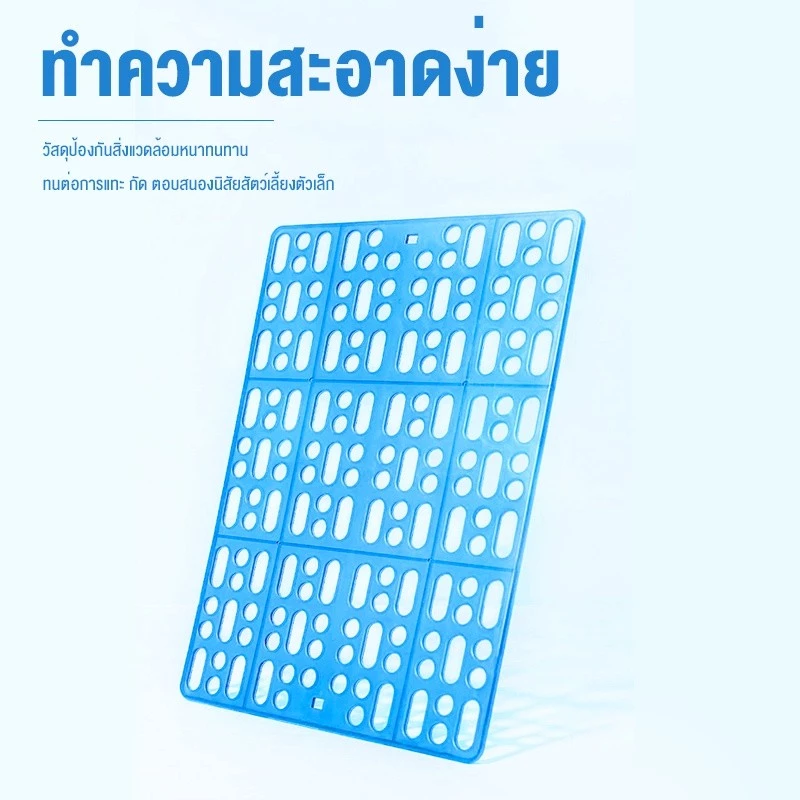 ✈️สินค้าอยู่ในไทย พร้อมส่ง✈️แผ่นปูกรง แผ่นรองกรง แบบใส ปูพื้นกรง พื้นห้อง กันลื่น รองพื้นกรง แผ่นสแลค thumbnail 5