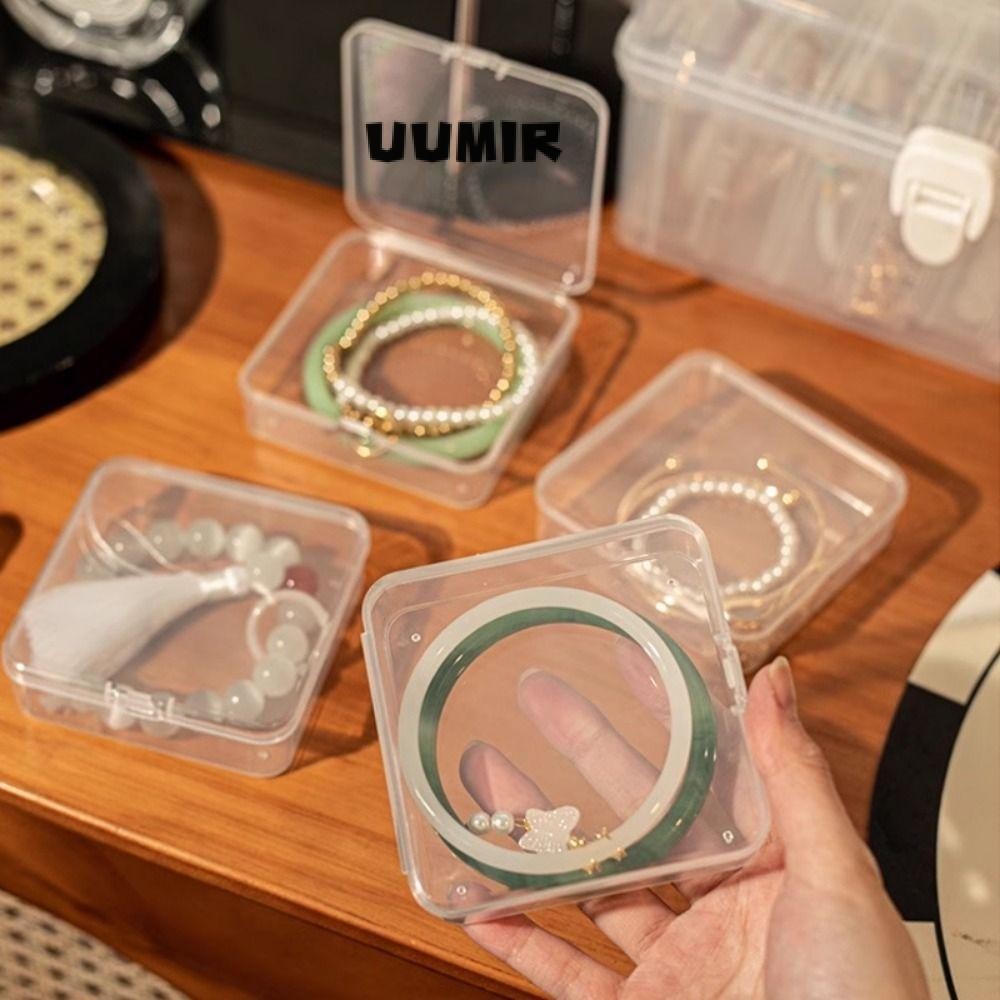 อุมิร์ กล่องเก็บเครื่องประดับ 1 ชิ้น, ที่เก็บเดสก์ท็อปพลิกปกกล่องสร้อยข้อมือ, กั