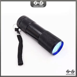 ไฟฉาย Led 9 ดวง ตรวจจับรังสียูวี ความยาวคลื่น 395nm ไฟฉายแสง uv ไฟฉาย ตรวจธนบัตรปลอมแบงค์ปลอม