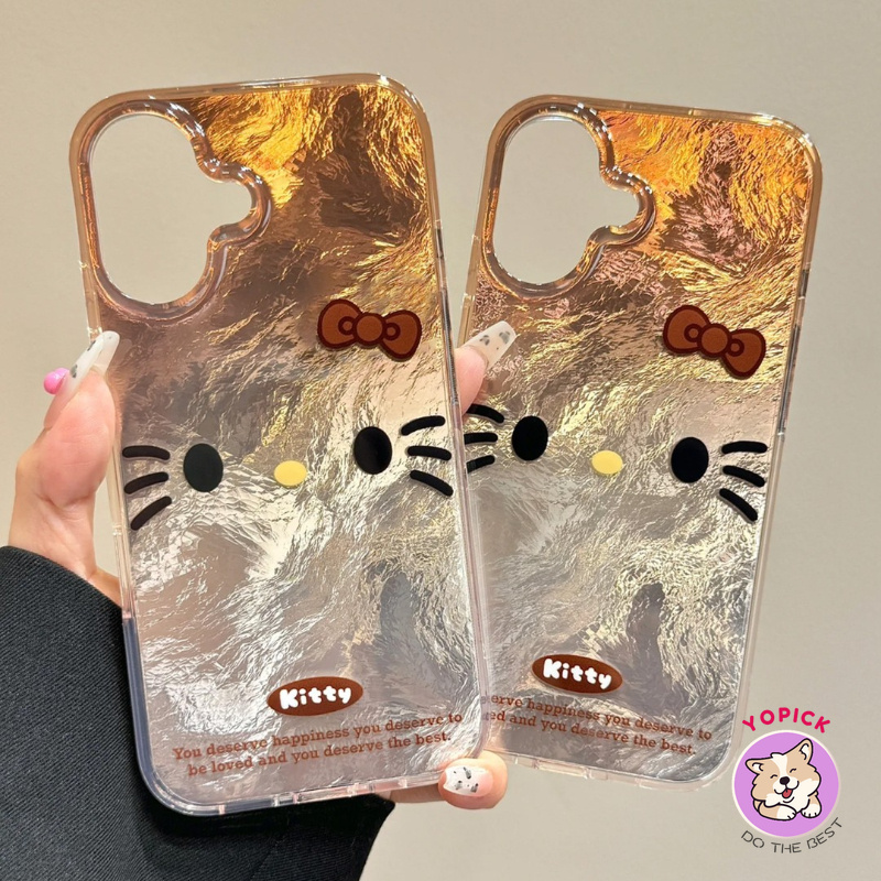 น่ารัก Kitty Catเคสโทรศัพท์สําหรับiPhone 16 16Plus 11 12mini 13Pro Max 14Plus 15Pro XR XS Max 7 8 Plus SE2020 การ์ตูนฝาครอบโทรศัพท์สําหรับIPhone 16Pro Maxนุ่มสาวเพื่อนคนรักBC