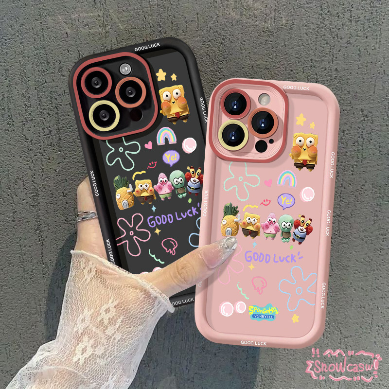 การ์ตูนสปอนจ์บ็อบแพทริคสตาร์สุด เคสOPPO A15 A18 A16 A17 A7 A38 A58 A5s A17K A77 A5 A54 A78 A12 A53 A57 A16K Reno 5F 4 8T
