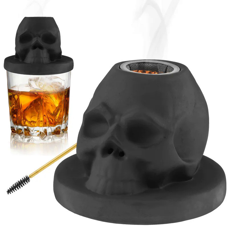 Ceramics Cocktail Smoker Kit Whiskey Smoker Infuser Bartending Accessories Smoke Maker For Drinks Ba