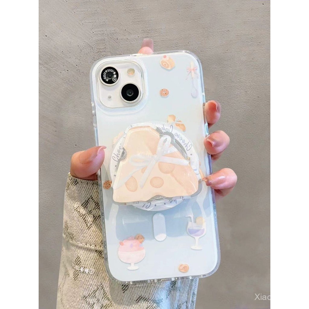เคสโทรศัพท์สำหรับ iPhone 7 8 x XS XR xsmax 11 12 13 14 15 15 16 Pro Max PLUS สนุกชีสตัวยึดแบบแม่เหล็กเคสนิ่มกันกระแทกเคสป้องกันเคสแม่เหล็ก n72i